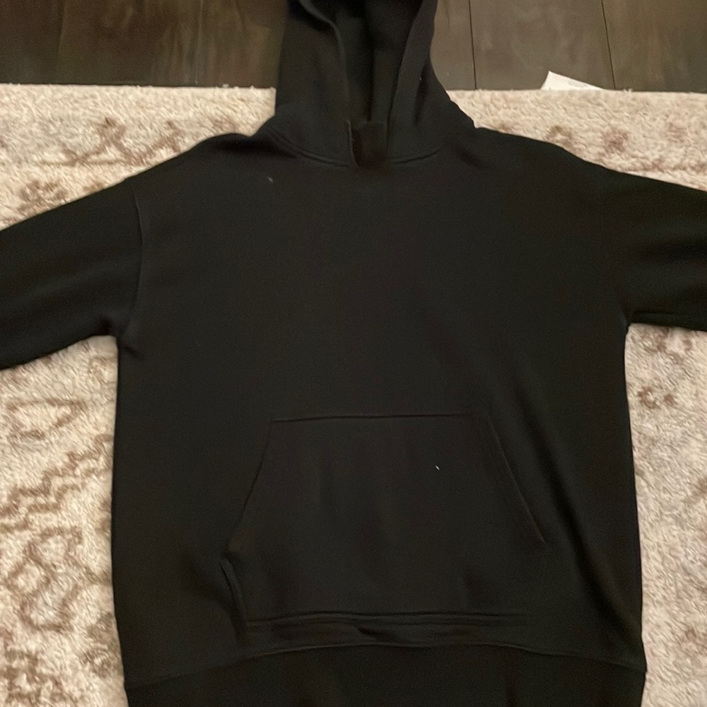 black gap oversized hoodie